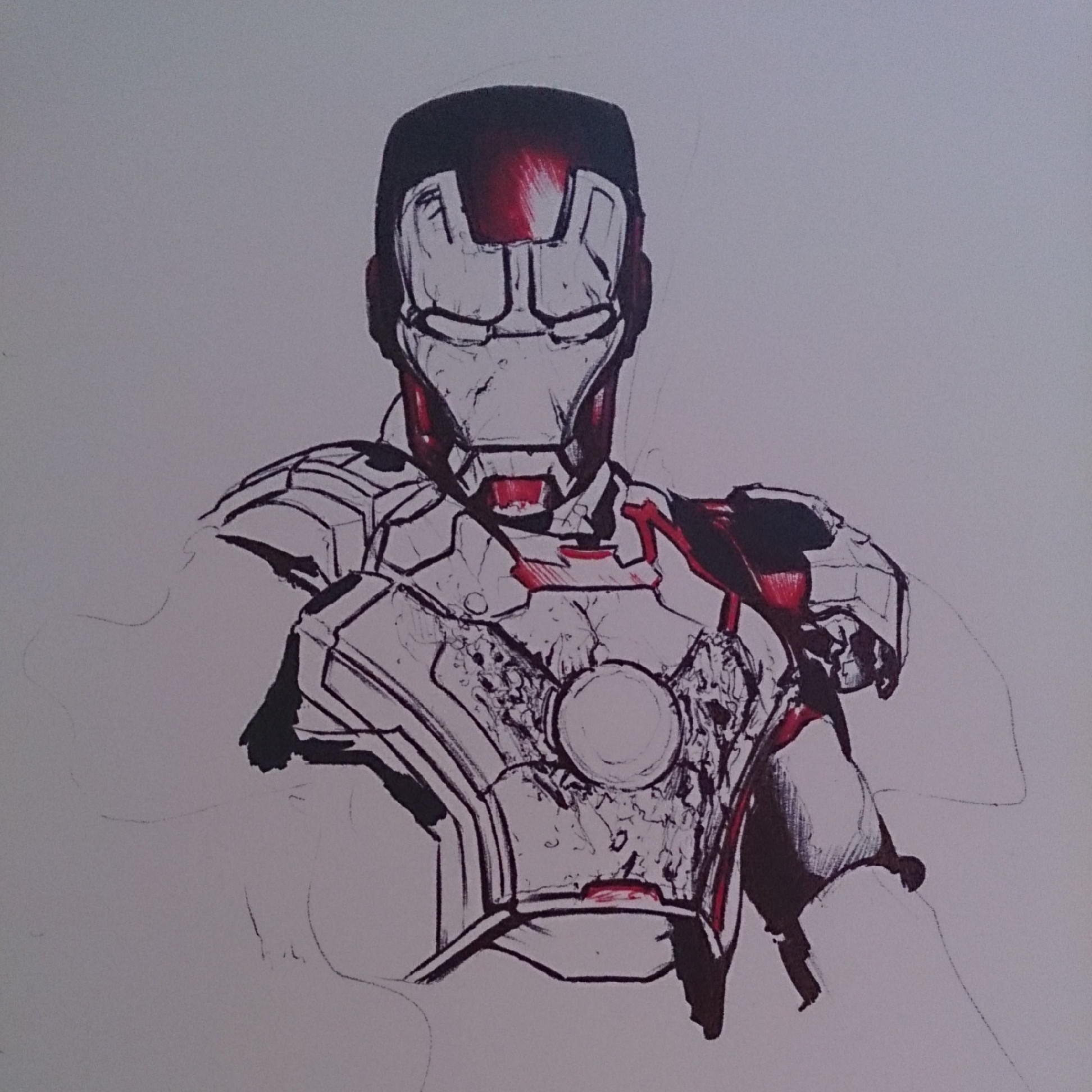 ironman 3 sketches